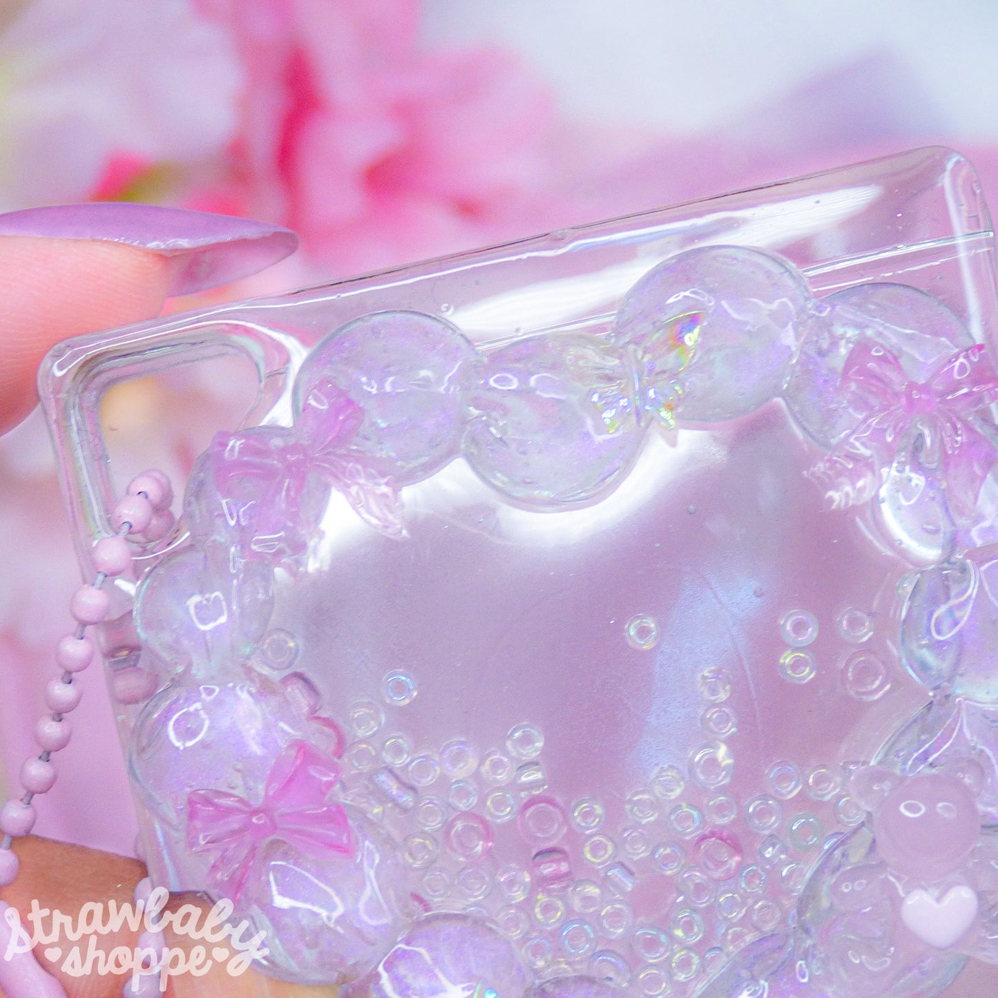 Clear Photo Holder Charm