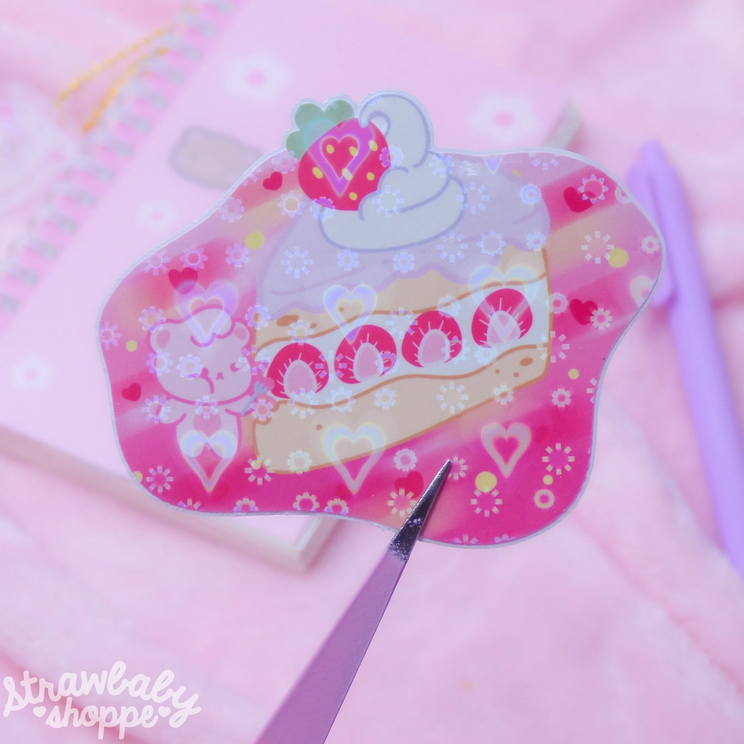 Let Him Eat Cake - Mushi Vday Holo Sticker