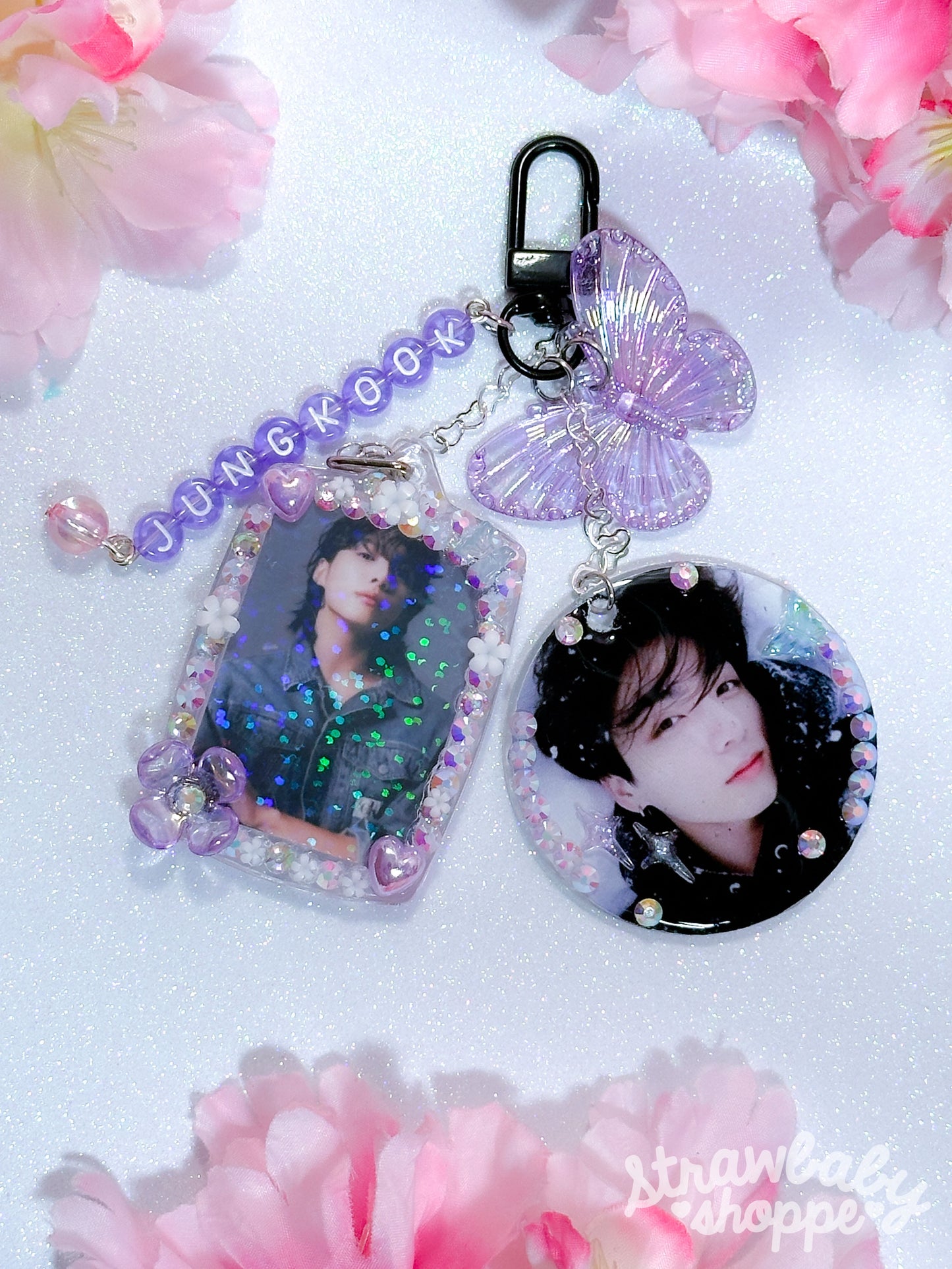 JK Photo Charm Keychain