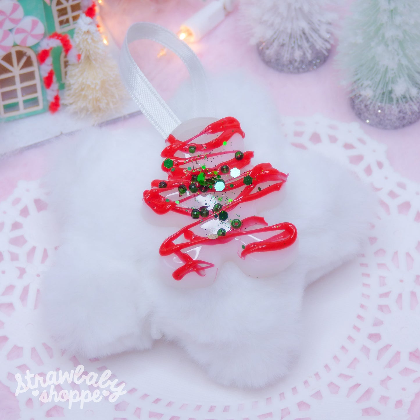 Treecake Man Whipped Ornament