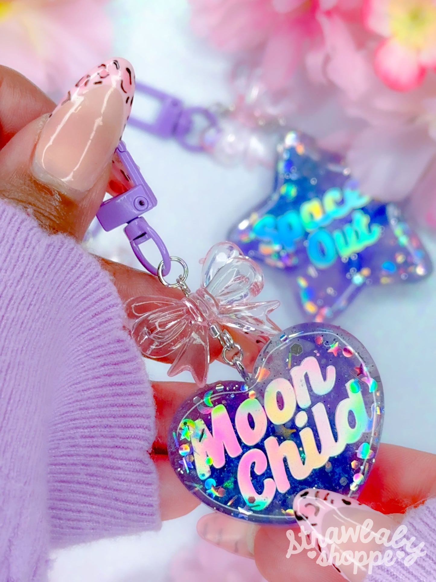 The Cosmos - Resin Charm Keychain