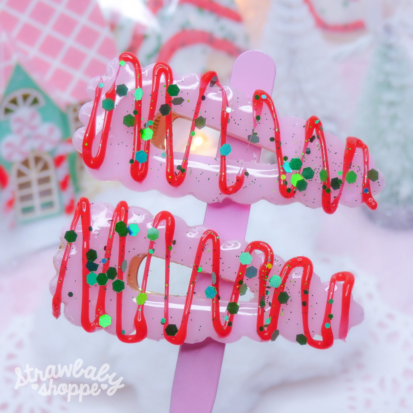 Pink Cake Whipped Hair Clip