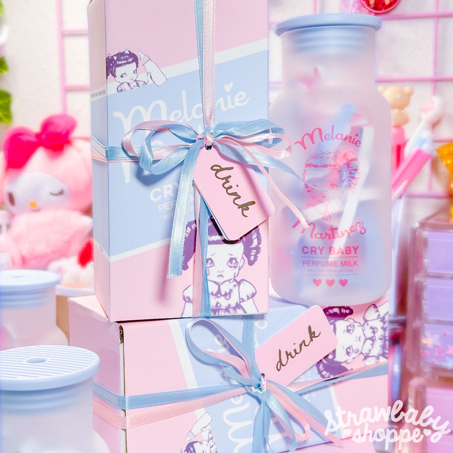 Crybaby Perfume Inspired Bottle - Blue or Pink (Made to Order)