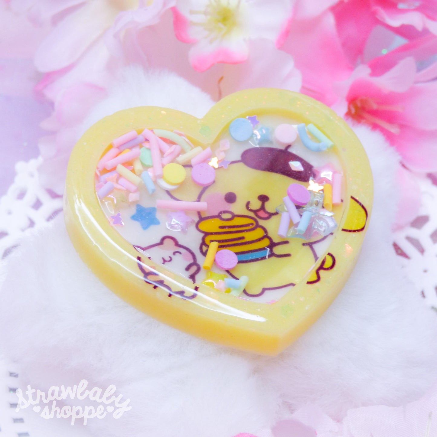 Pompompurin & Muffin Shaker Phone Grip