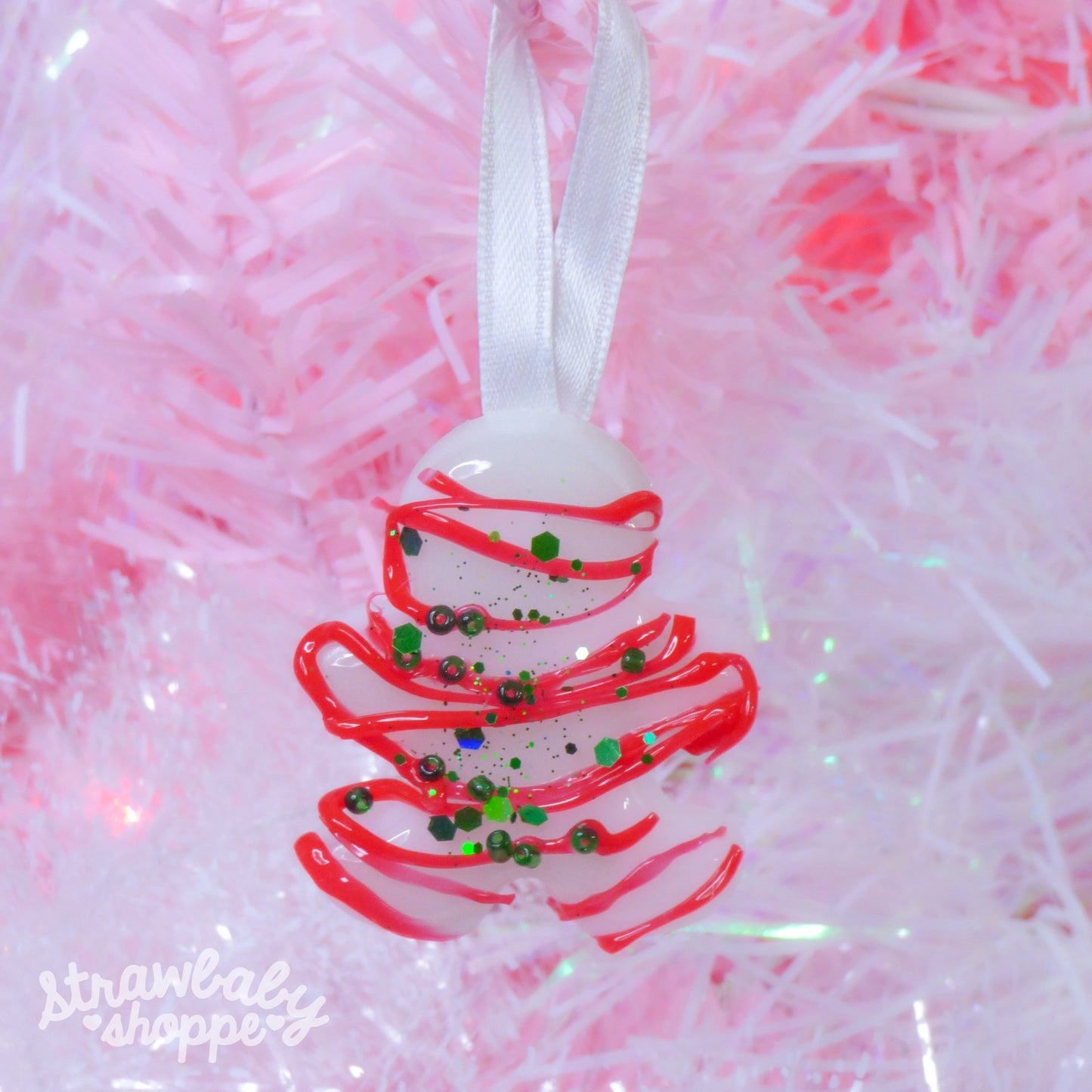 Treecake Man Whipped Ornament