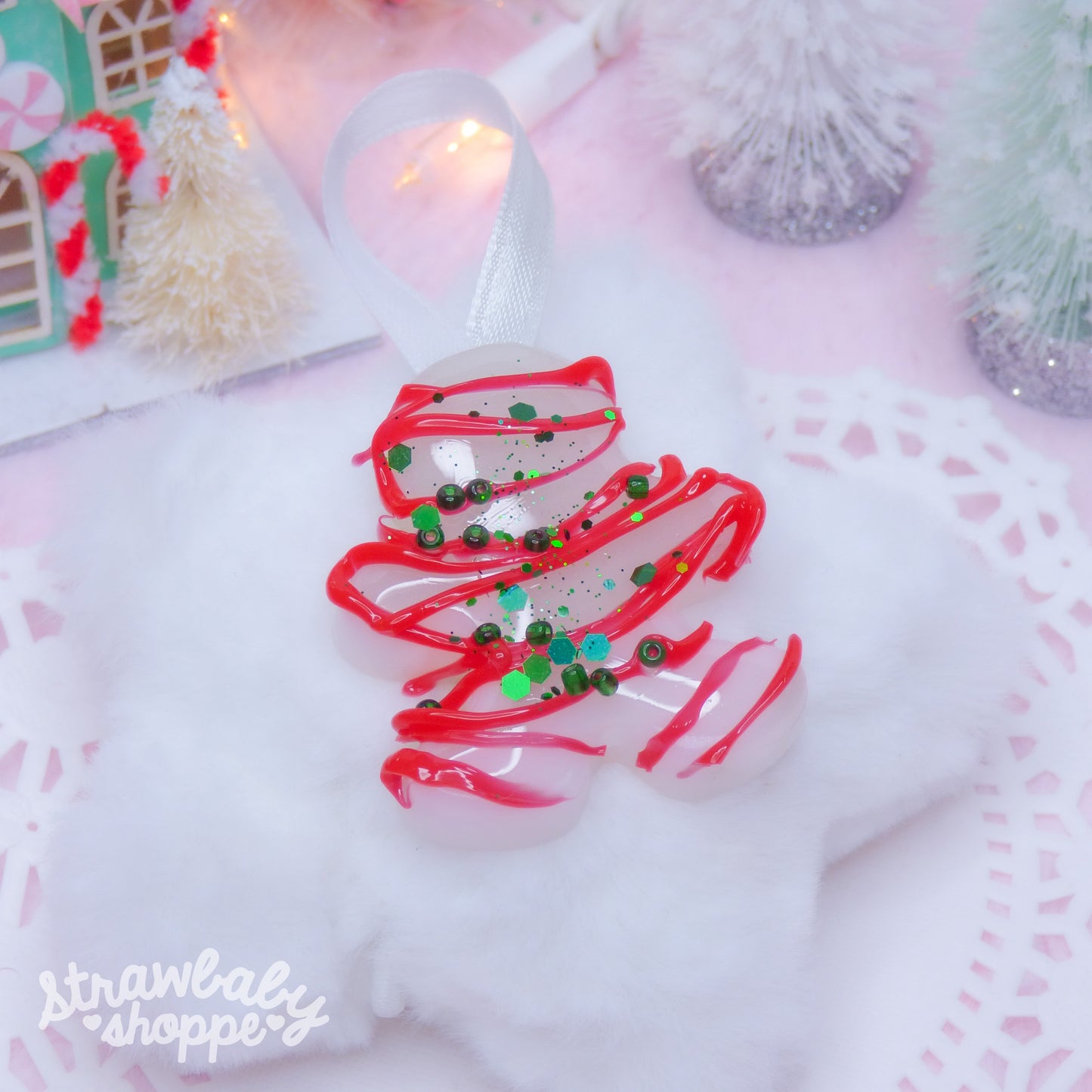 Treecake Man Whipped Ornament