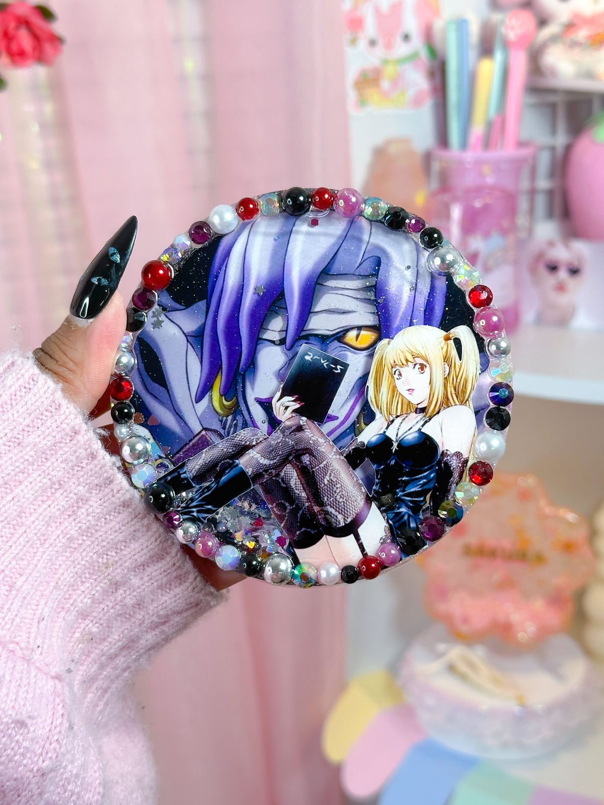 Misa & Rem - Handmade Kawaii Shaker Coaster