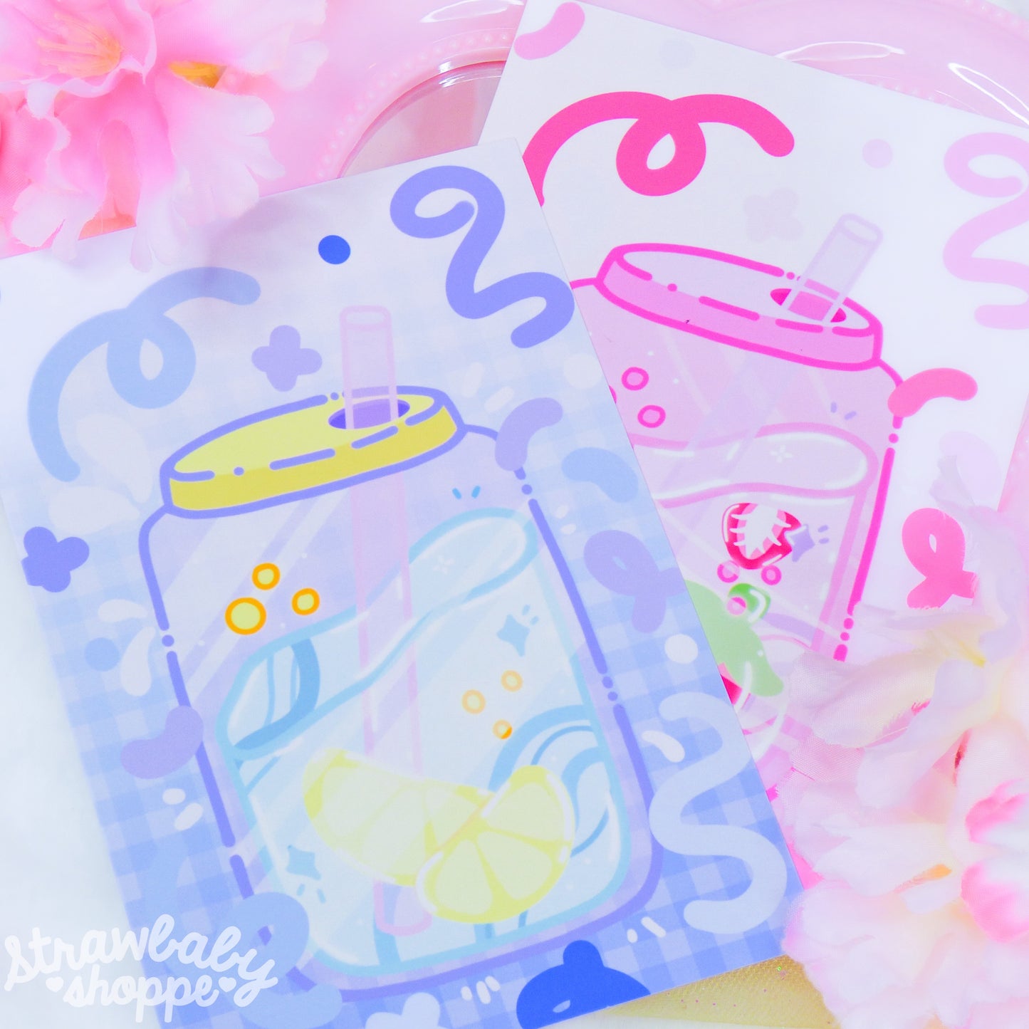 Blue Lemonade - 4x6 Art Print