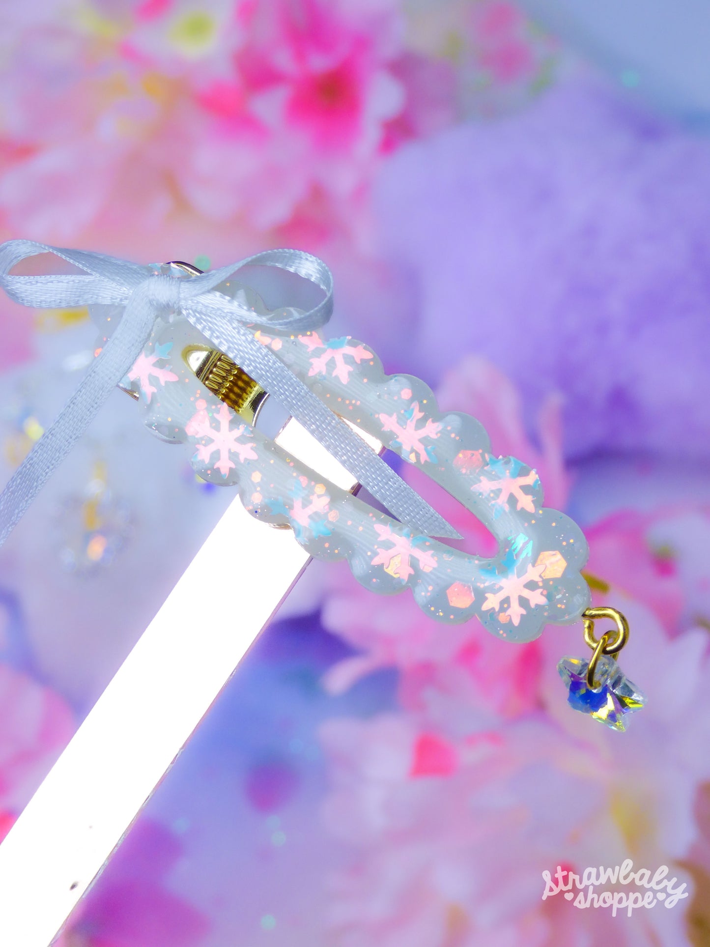 The Heart of Winter - Bracelet and Hair Clip Accessory Set