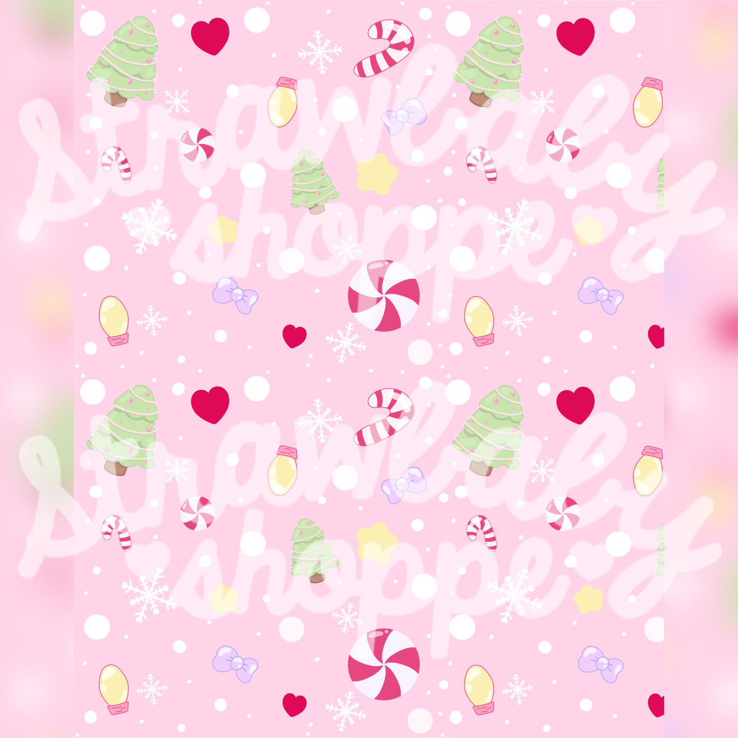 "Peppermint Party" Christmas 2023 Blanket