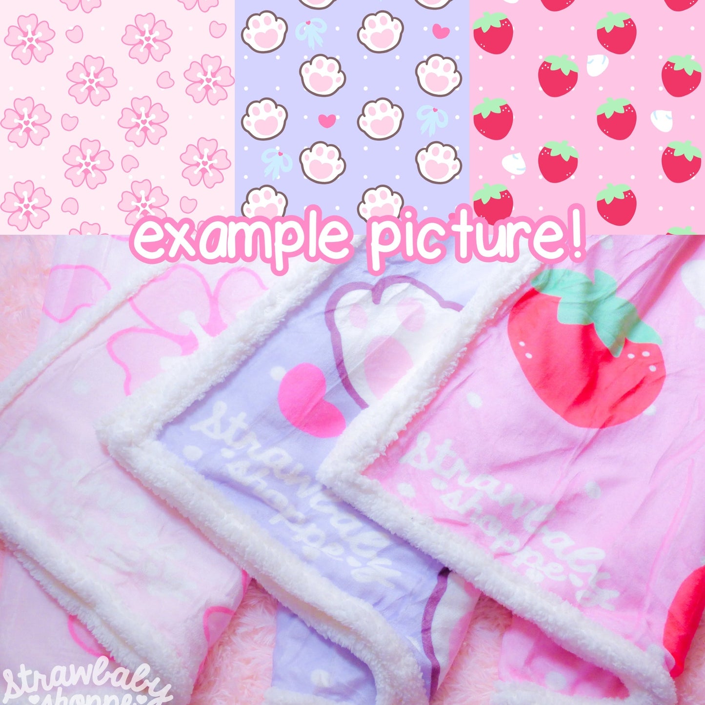 "Peppermint Party" Christmas 2023 Blanket