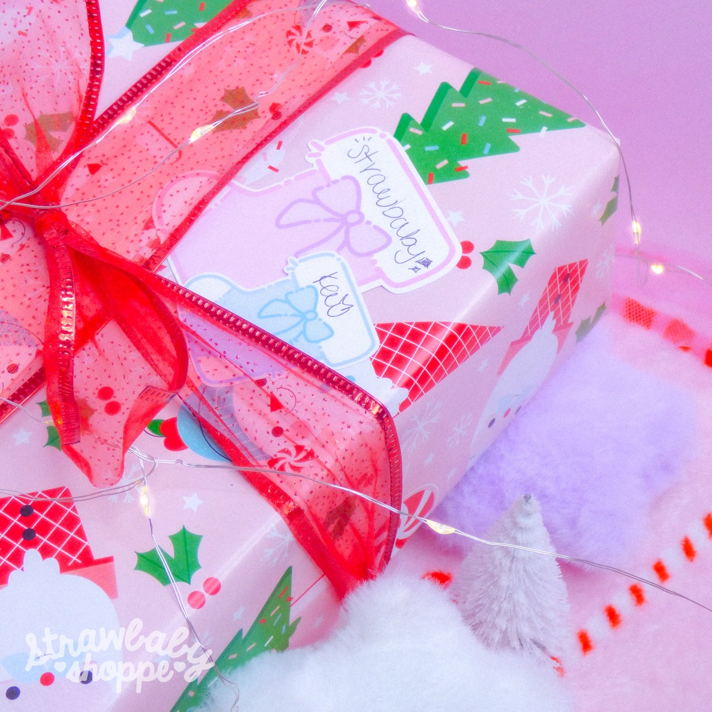 Stocking Name Tag Stickers