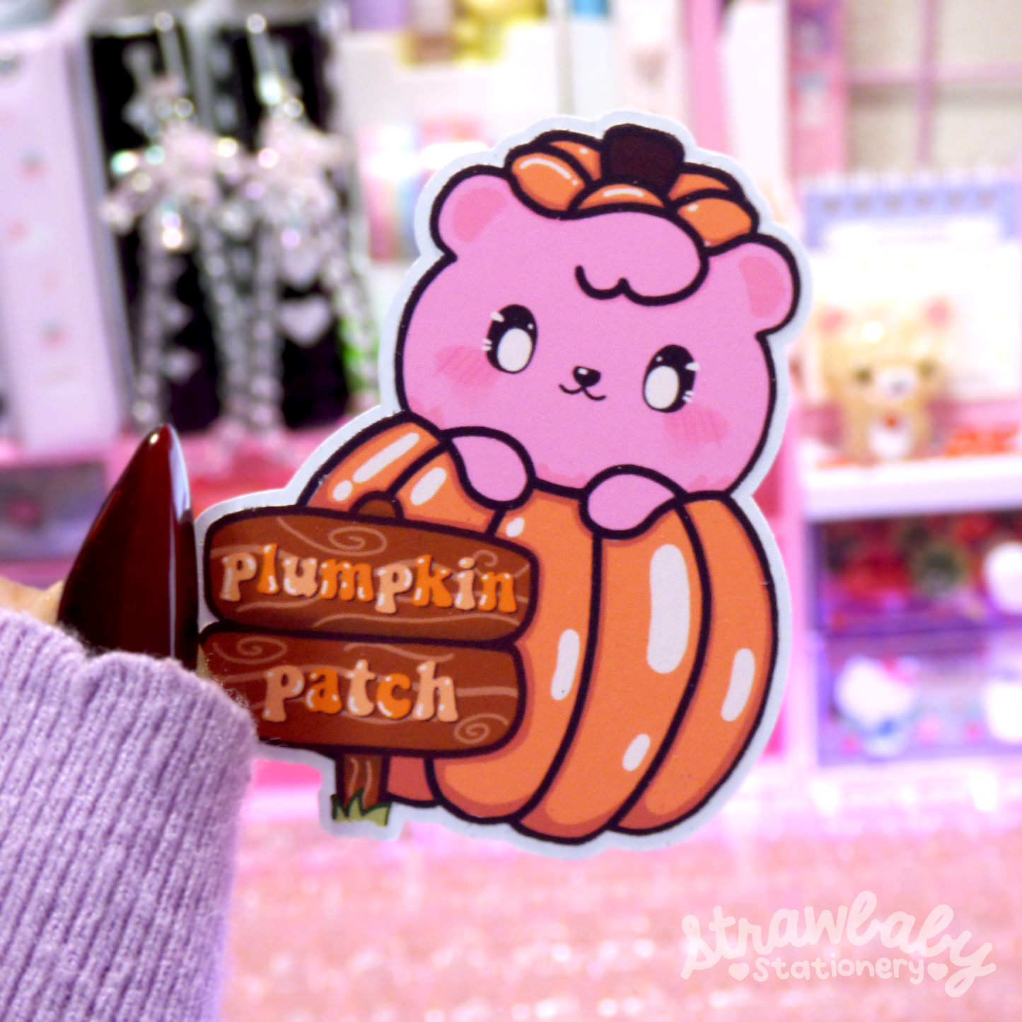 Plumpkin Patch Mushi - Die Cut Sticker