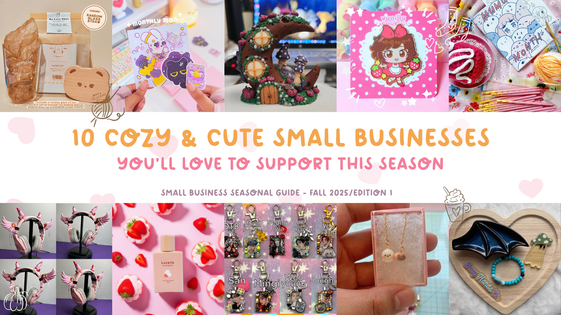 10 Cozy & Cute Small Businesses to support this Fall - Gift Guide - Fall 2025 (Edition 1)