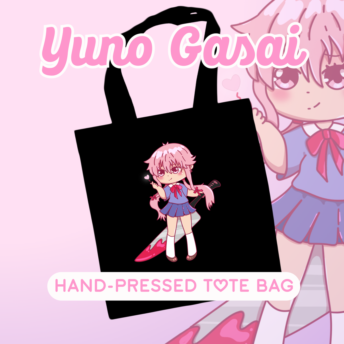 Yuno Gasai - Kawaii Tote Bag