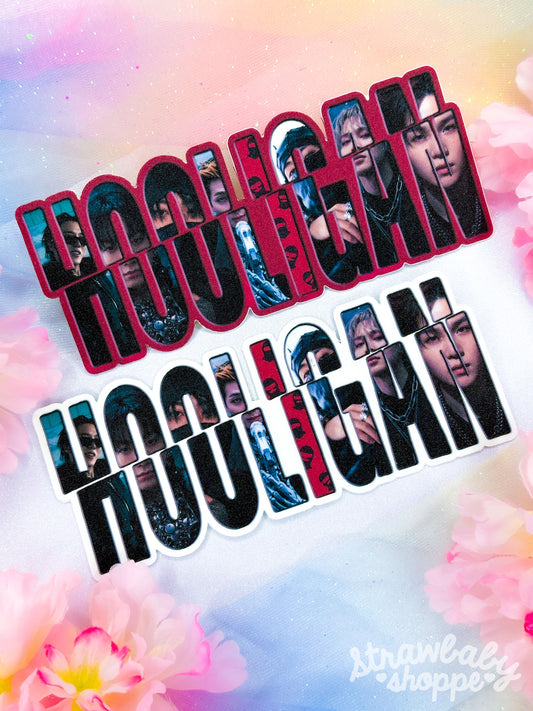 Hooligan - Glittery BTS Sticker