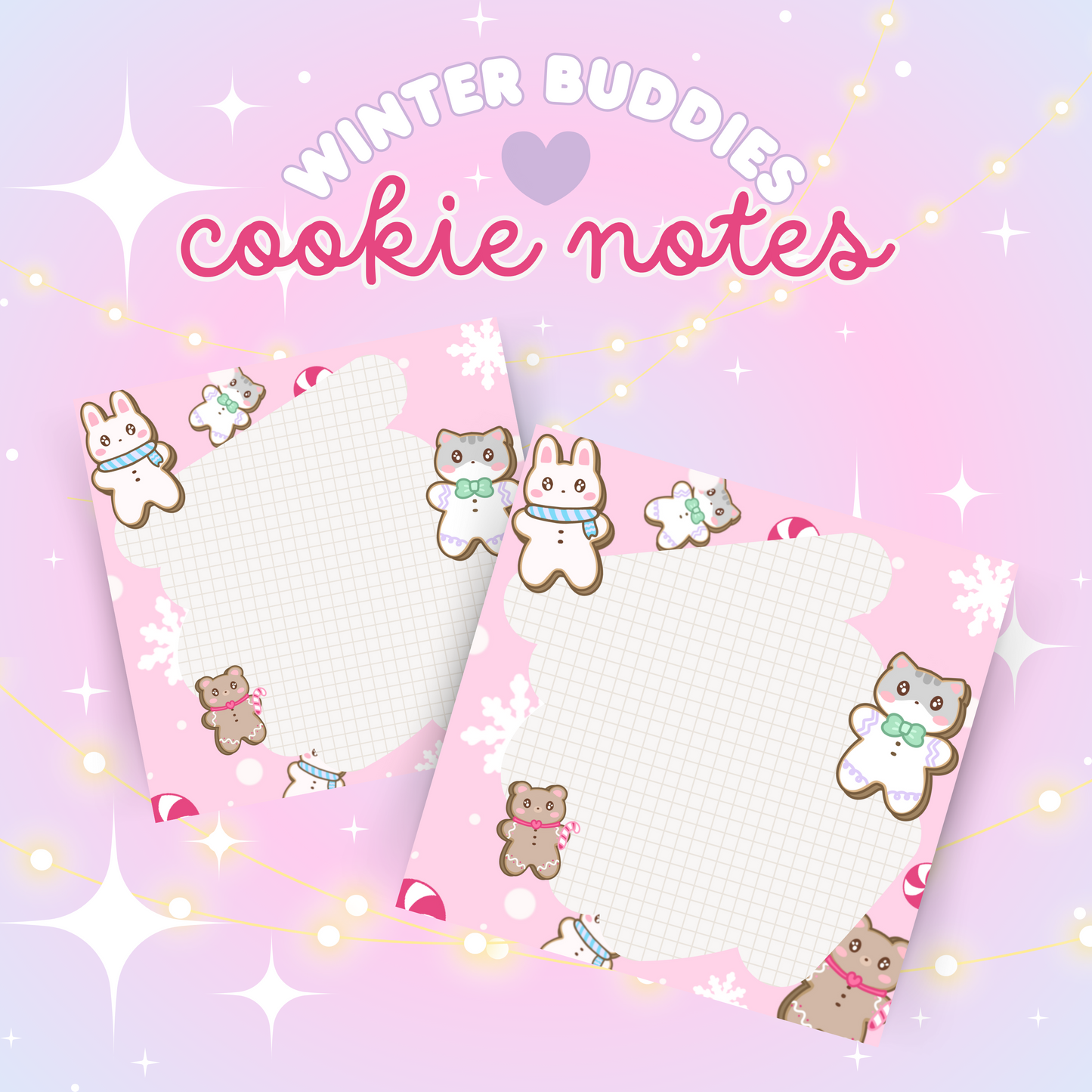 Winter Buddies Cookie Notes