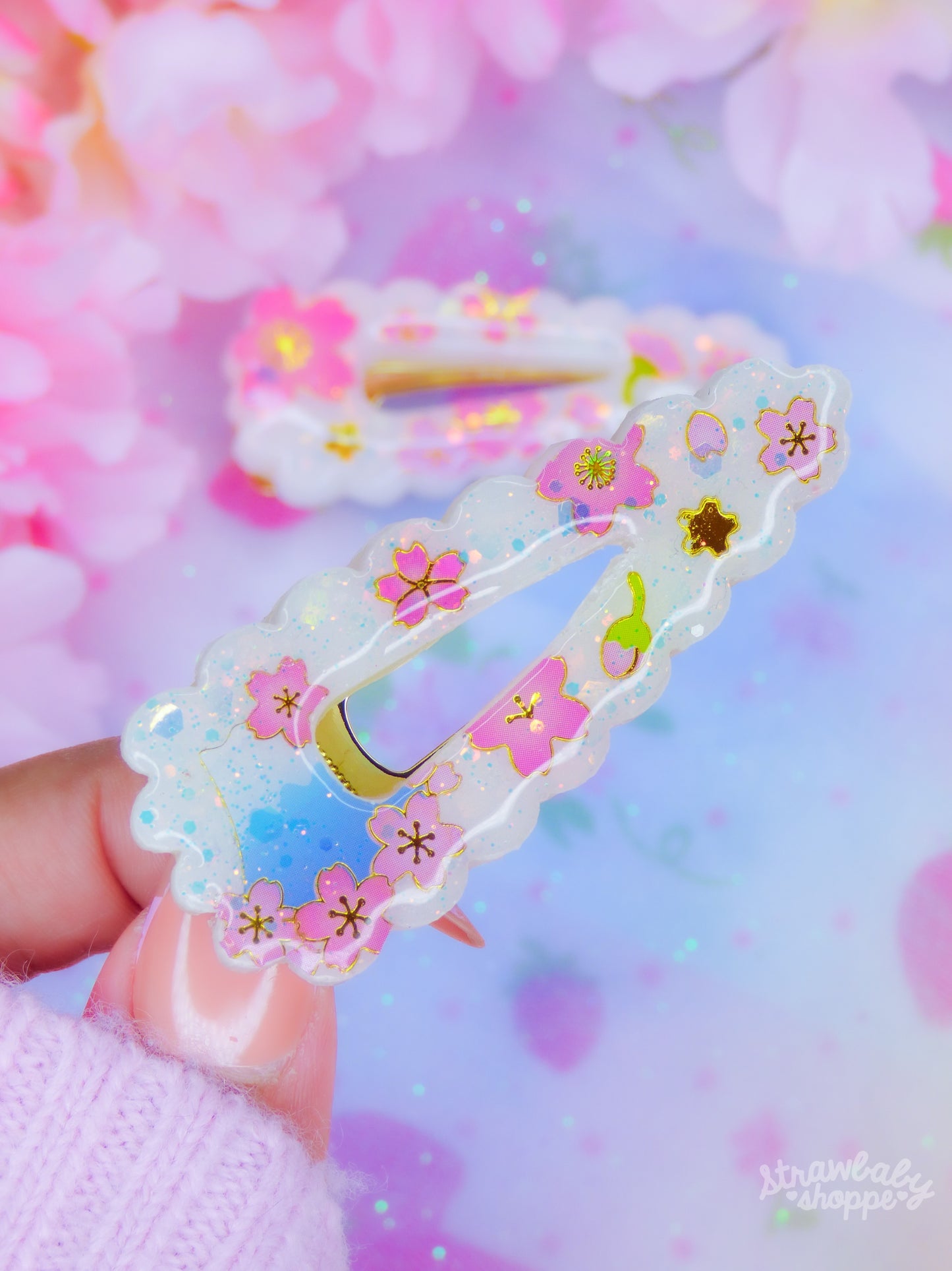 Sakura Blossoms - Hair Clips