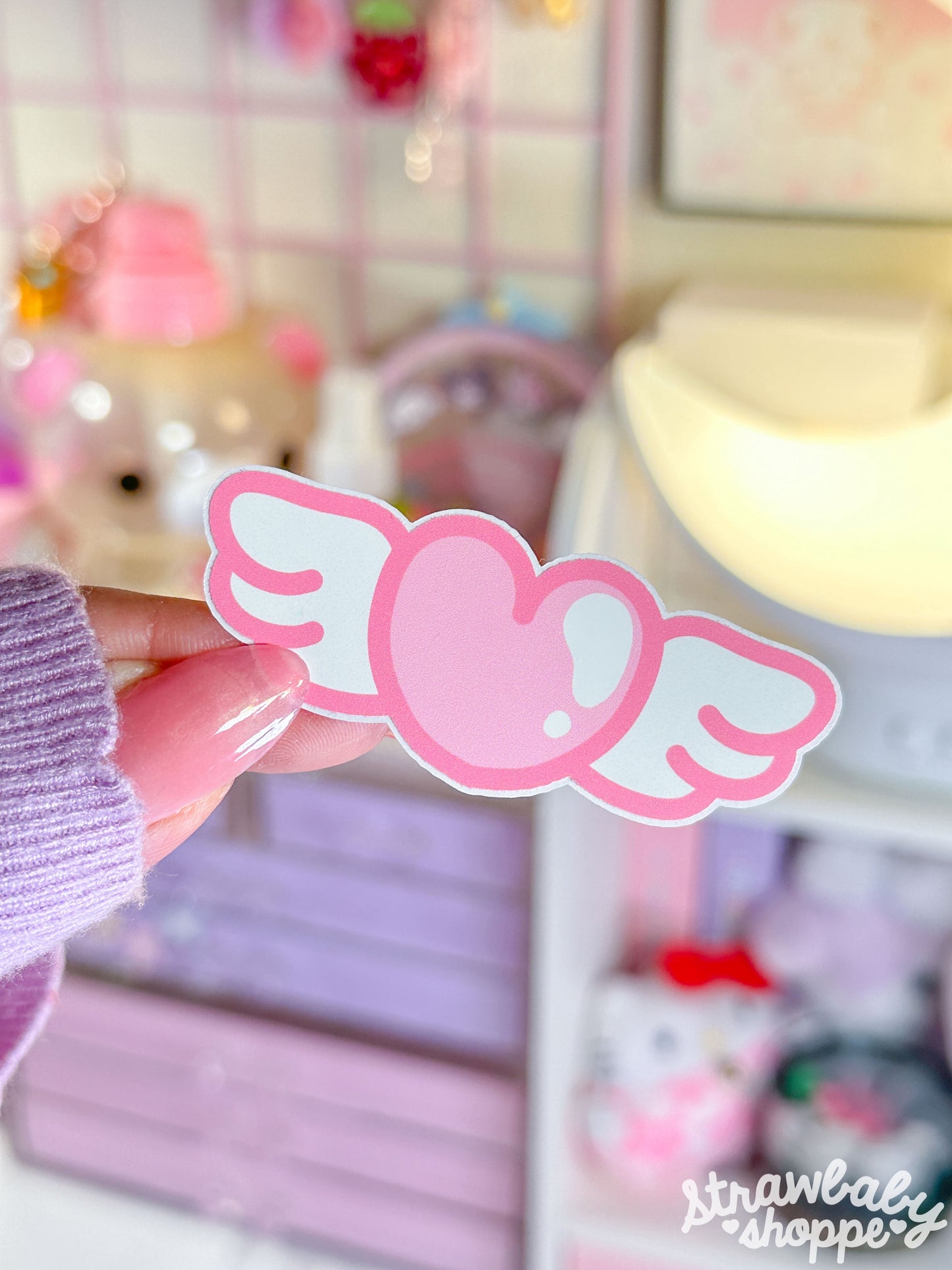 Kawaii Candy Heart Sticker