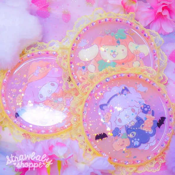 Halloween My Melody Laced Coaster