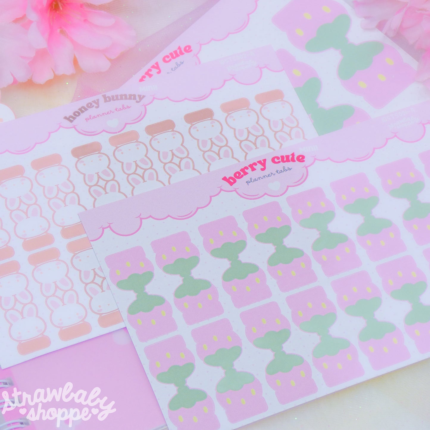 Cute Springtime Planner/Journal Tabs