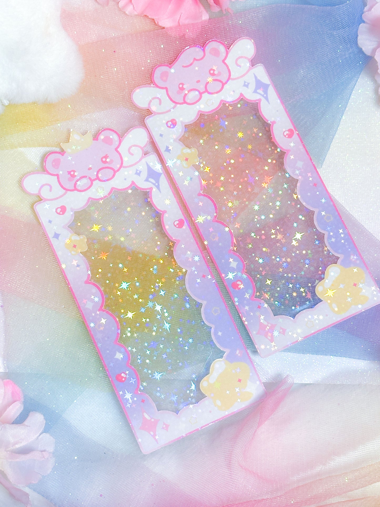 Cosmic Portal - Holographic Kawaii Bookmark
