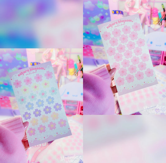 Sakura Blossom Sticker Sheet