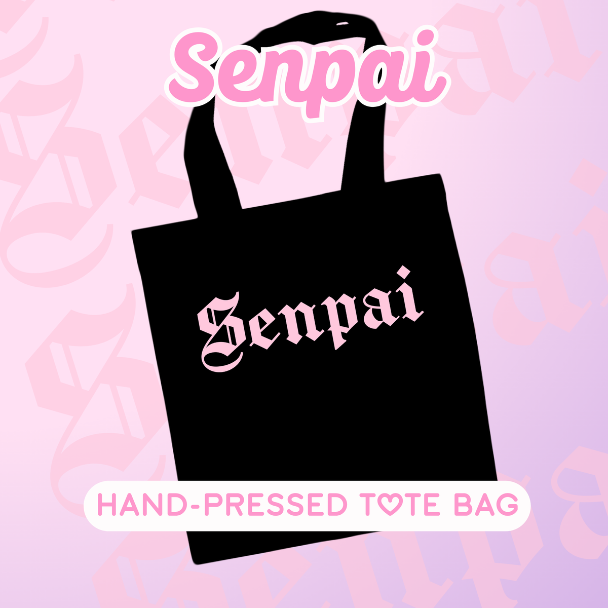 Senpai - Kawaii Tote Bag