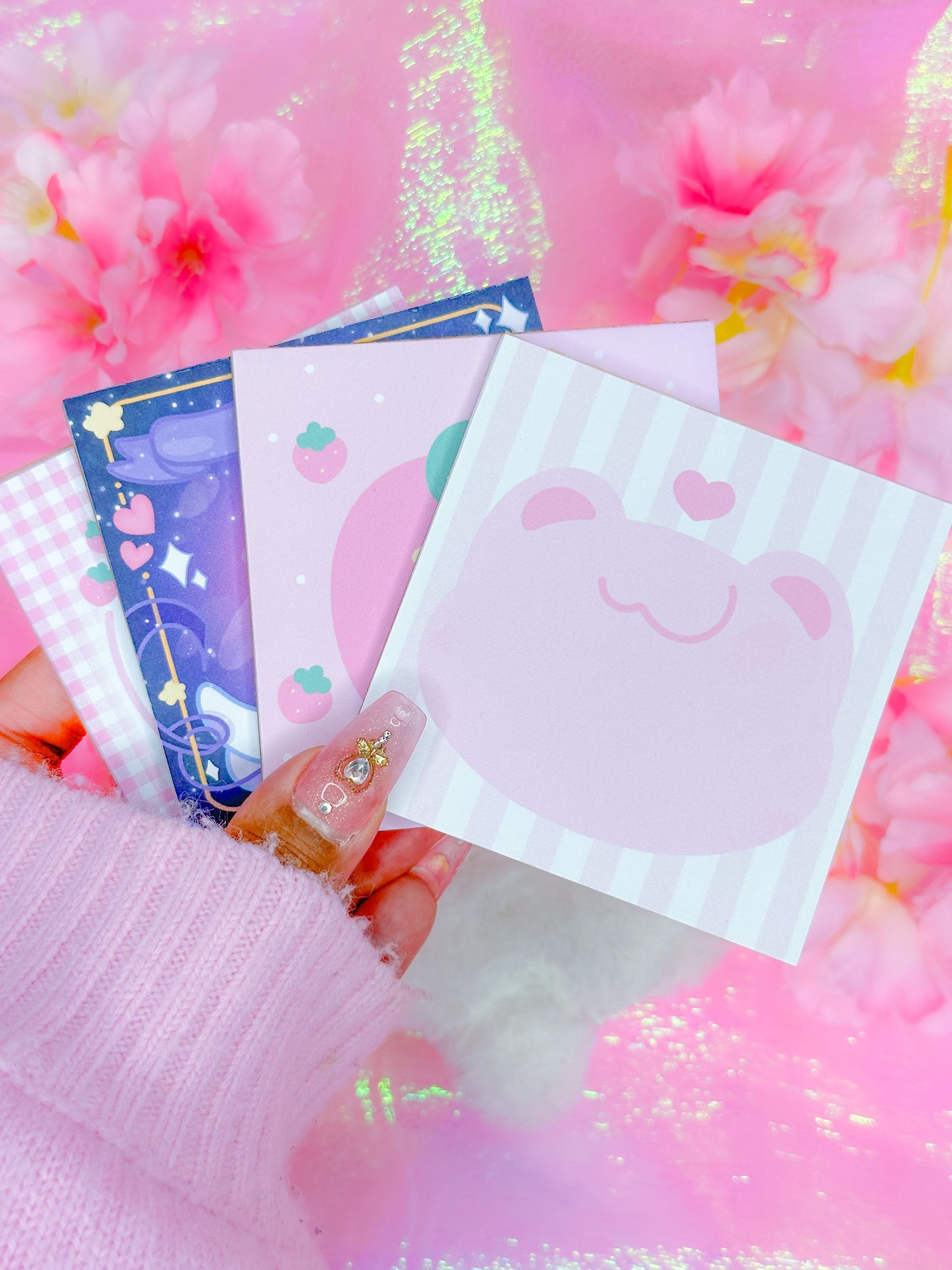 Sweetie Mushi Notepad - Handmade Notepad
