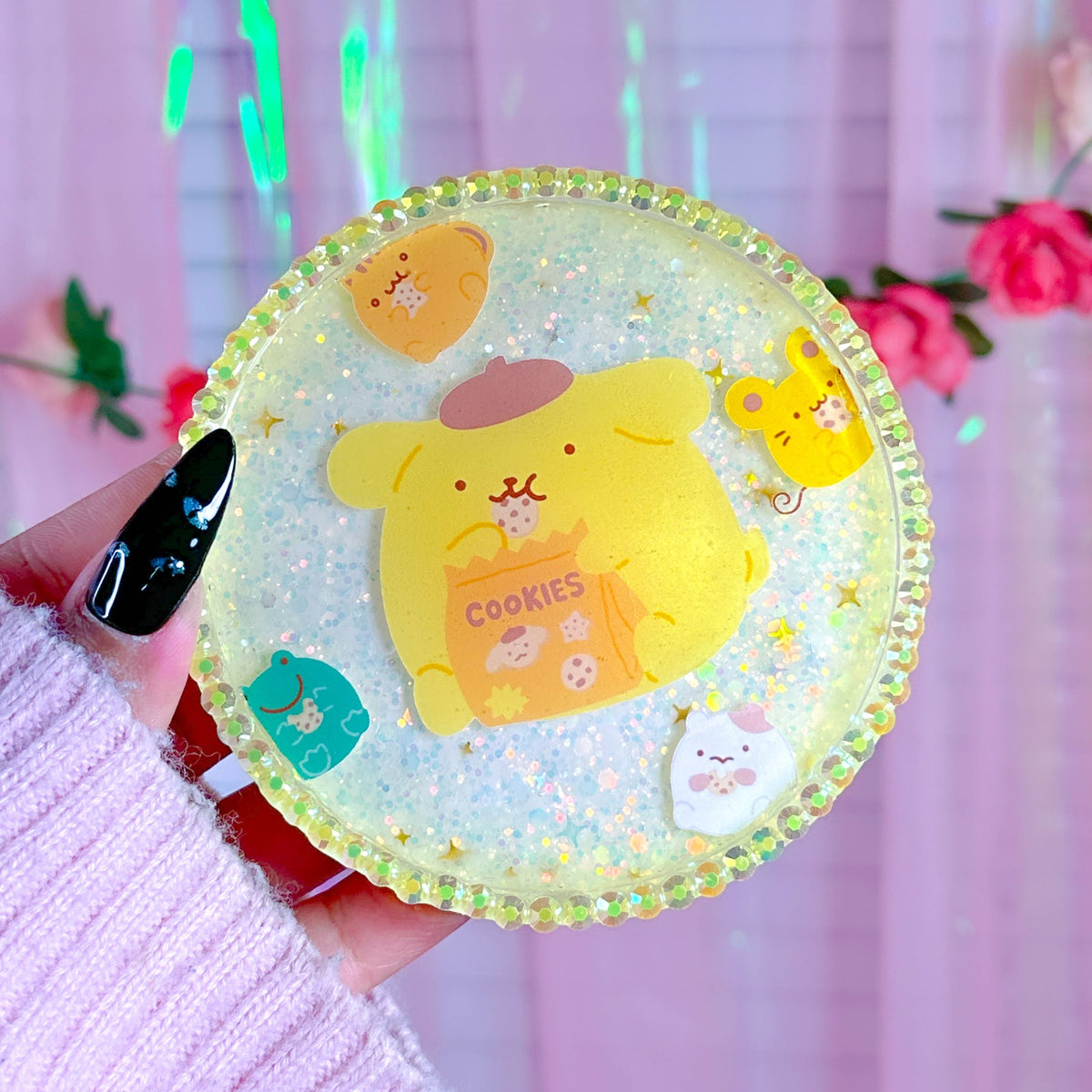 PomPom & Hims Cookies - Handmade Kawaii Coaster