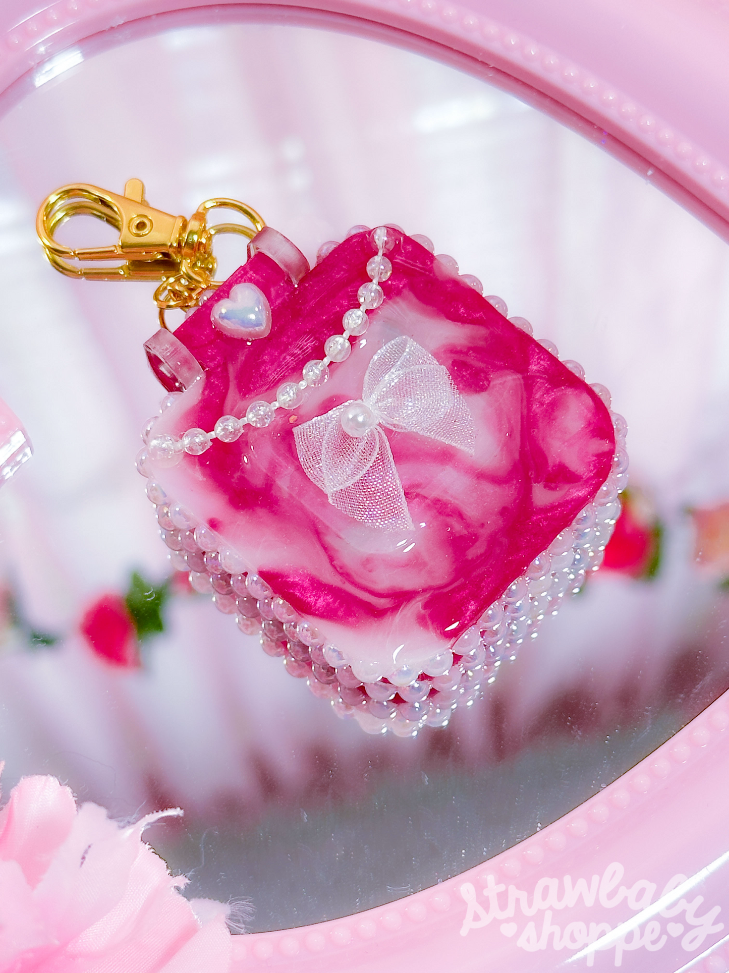 Mon Amour-  Flip Phone Charm (B Grade)