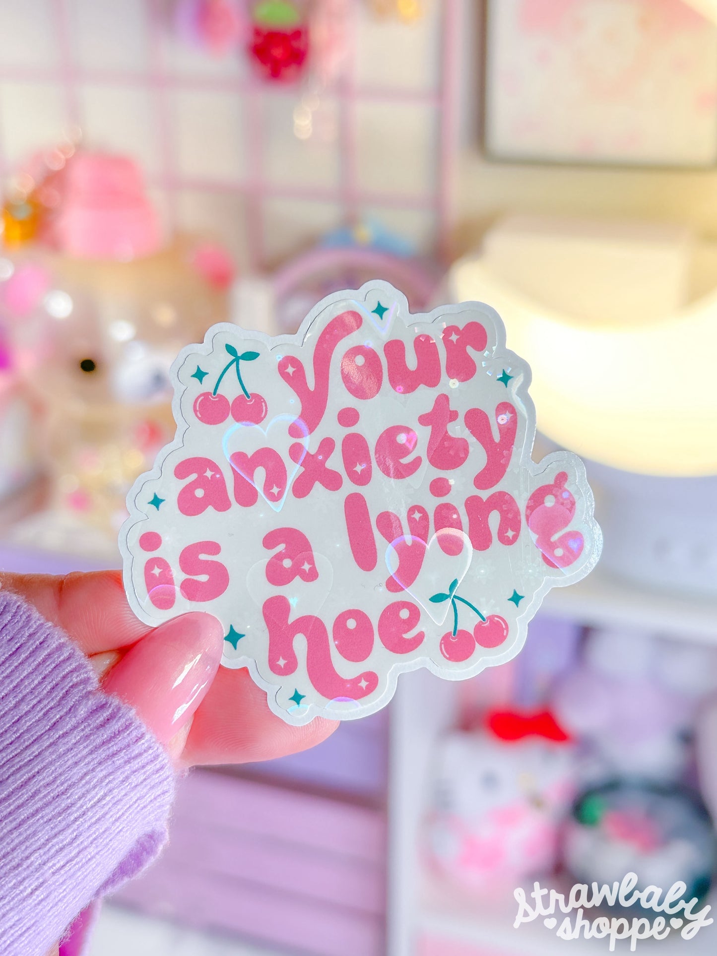 Your Anxiety is Lying Sticker