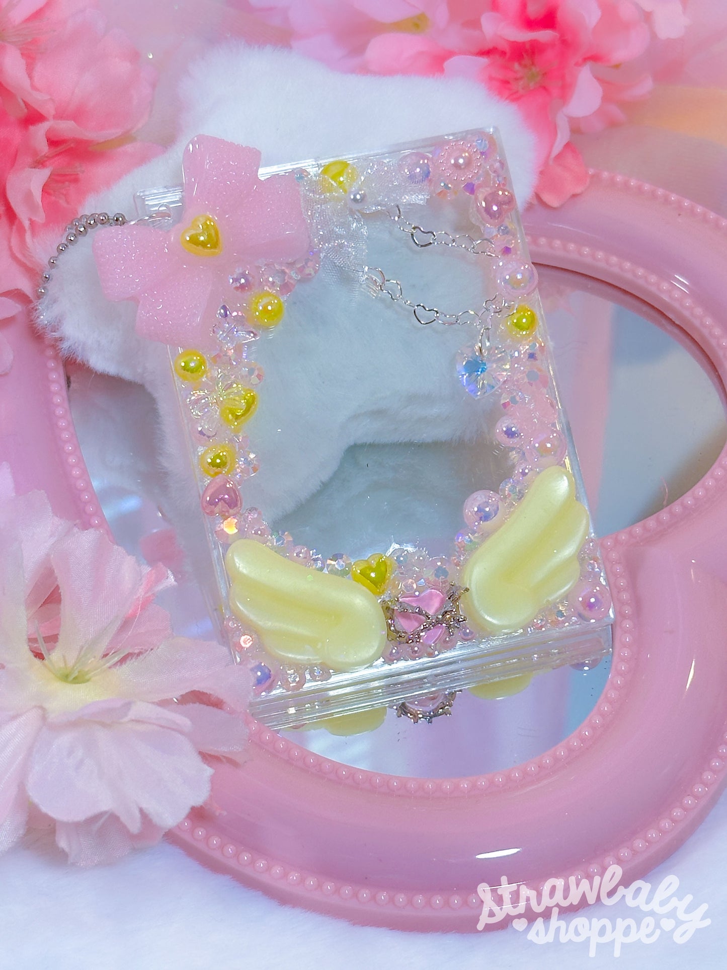 "Crushing on You" Decoden Photo/Collector Card Case