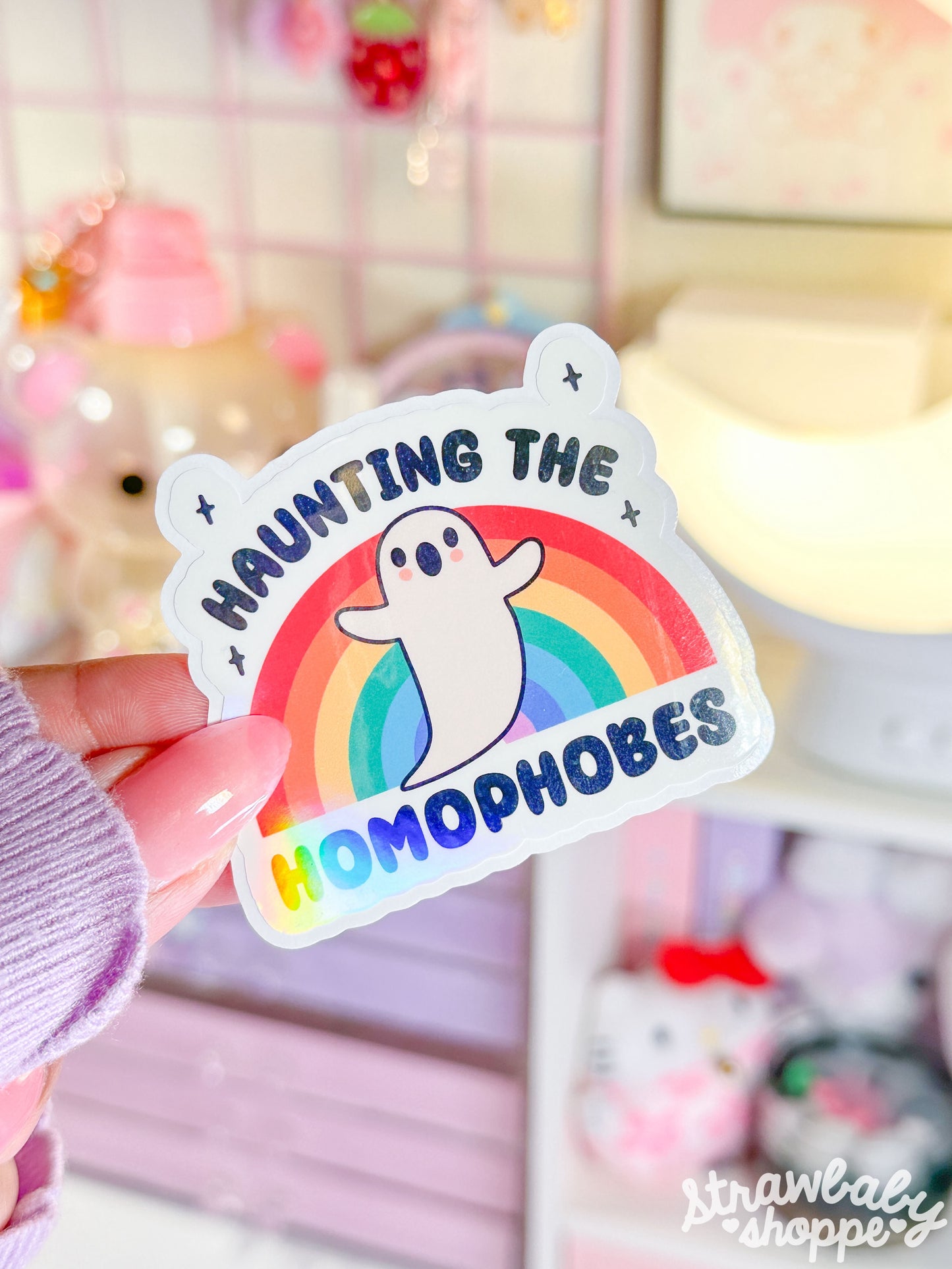 Haunting the Homophobes - Vintage - Sticker