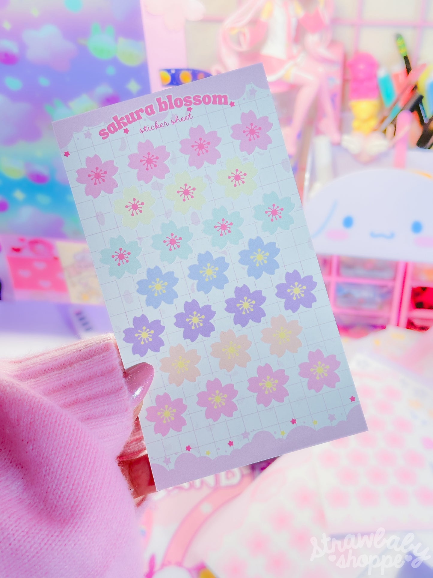 Sakura Blossom Sticker Sheet