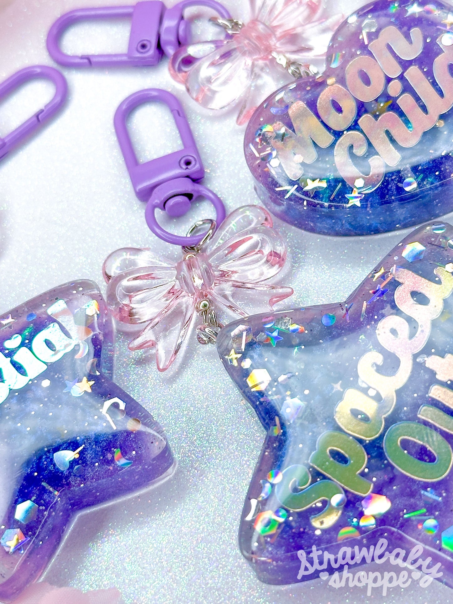 The Cosmos - Resin Charm Keychain