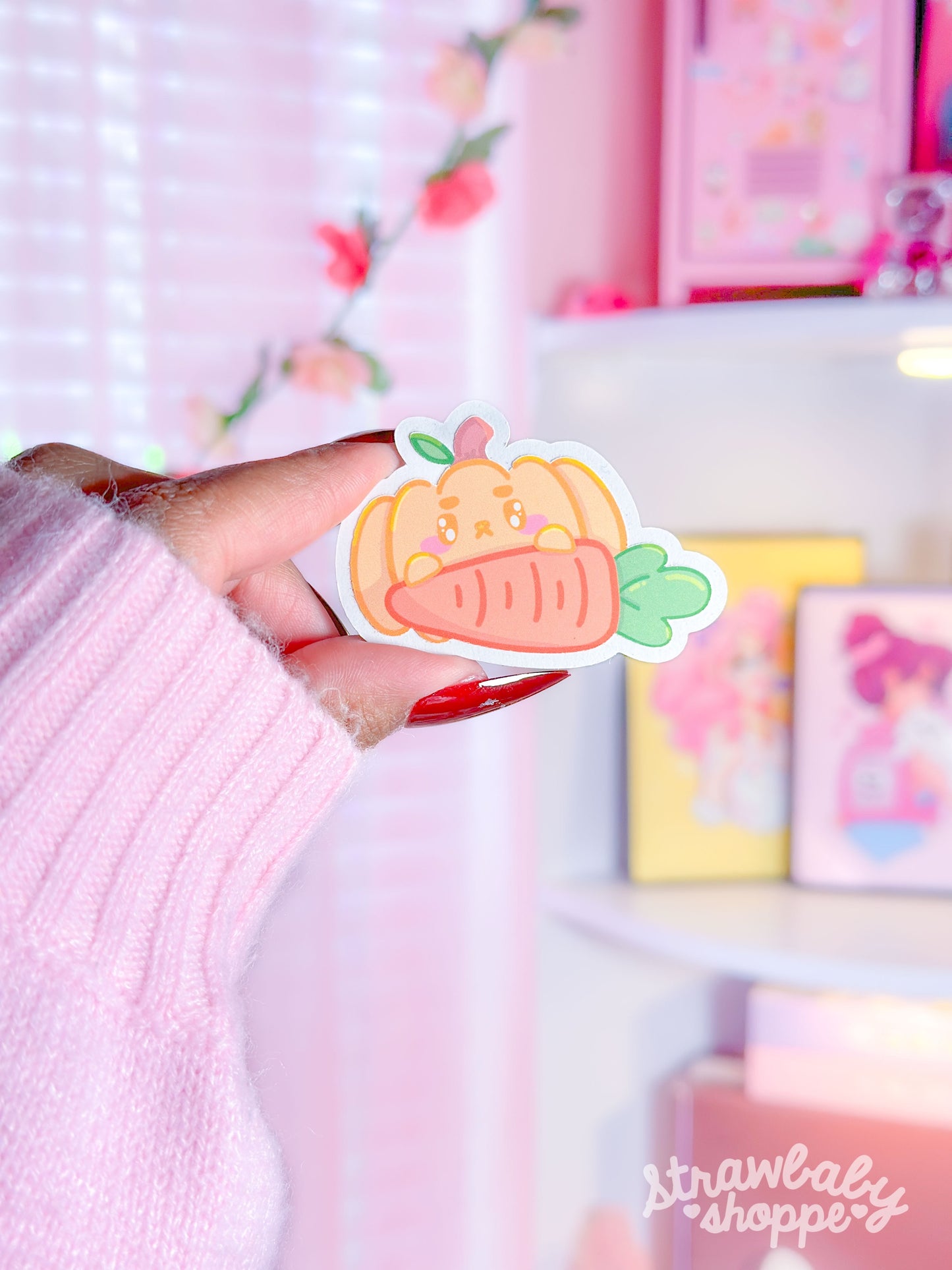 Pumpkin Soup Boy - Kawaii Die Cut Vinyl Sticker - Stickers & Stationery | Handmade Sticker | Kawaii Original Art (Copy) (Copy)