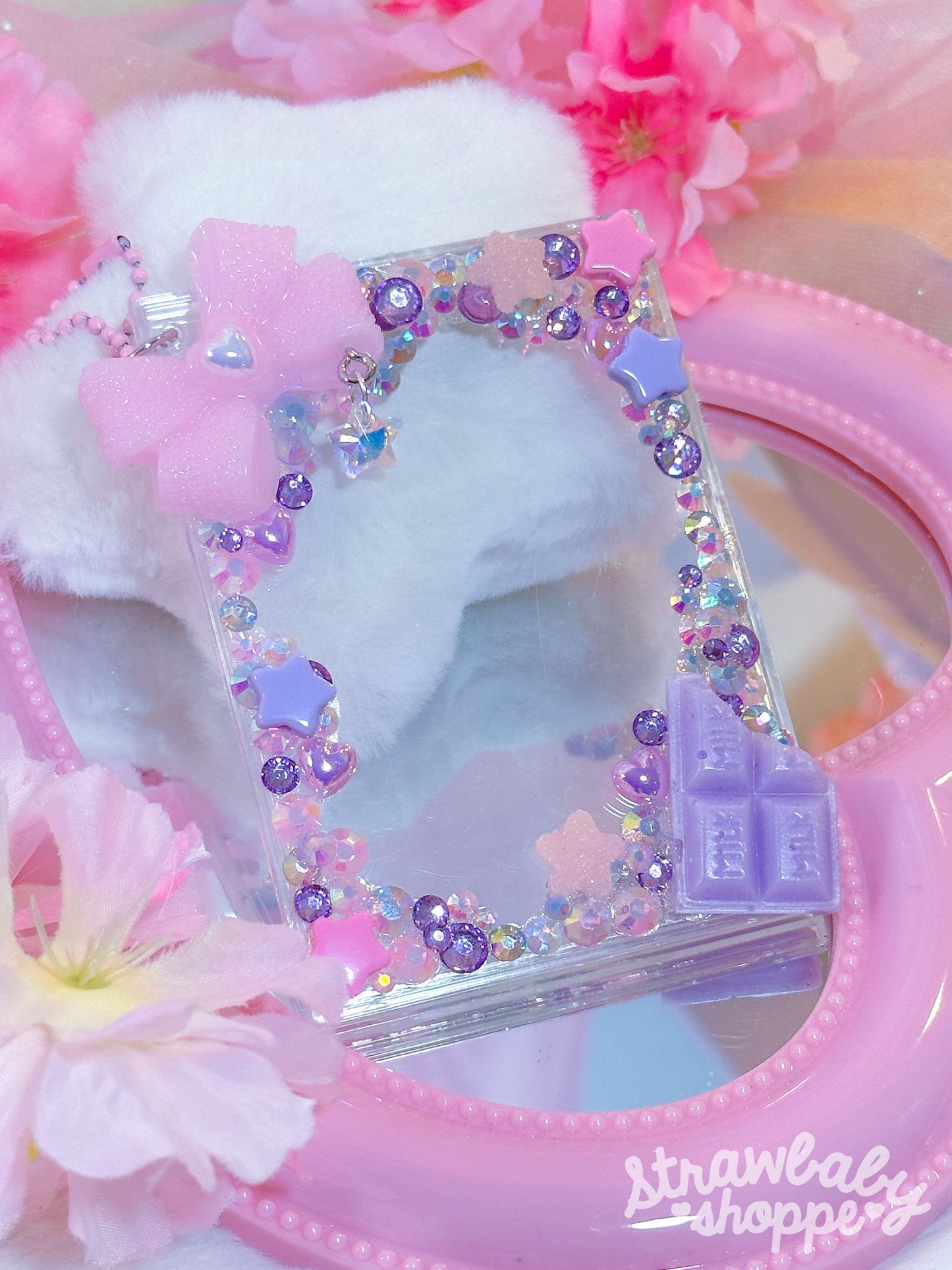 "Crushing on You" Decoden Photo/Collector Card Case