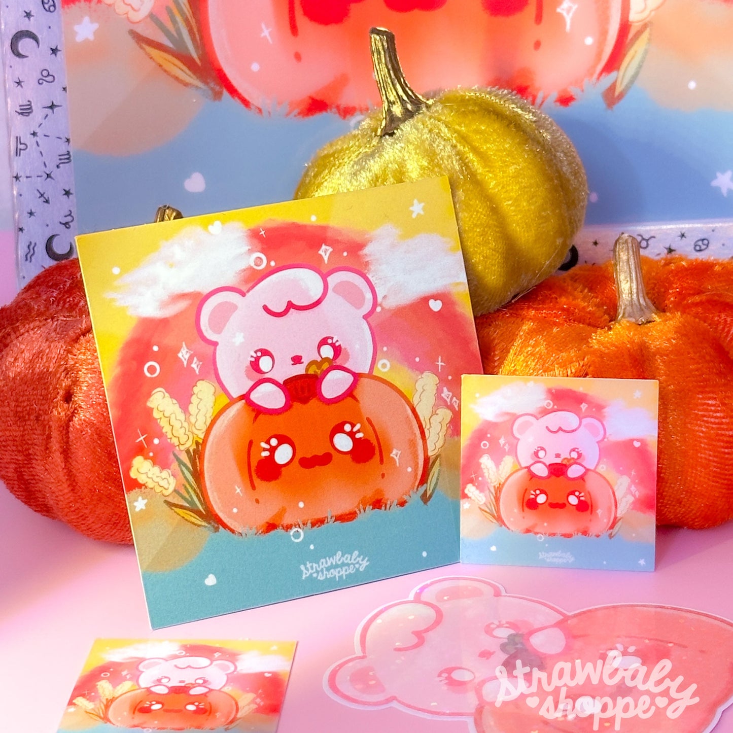 Plumpkin Patch 2024 Handmade Prints - Wall Art Prints - Seasonal/Mushi