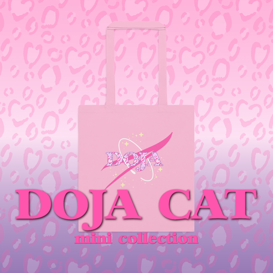 Doja In Space Pink Tote - Leopard Version