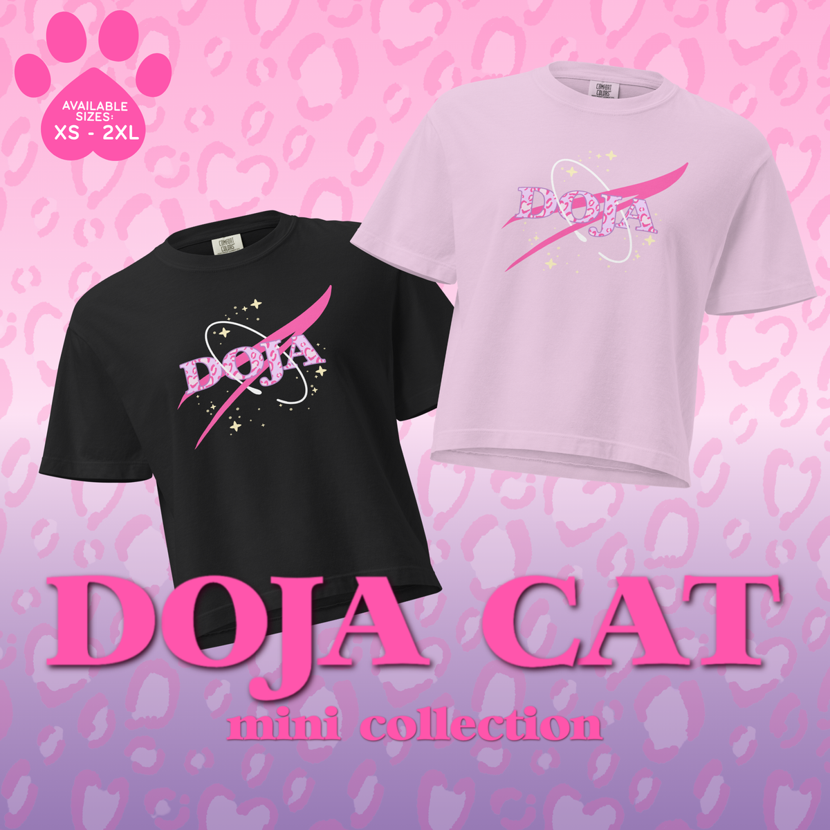 Doja in Space Tee - Leopard Version
