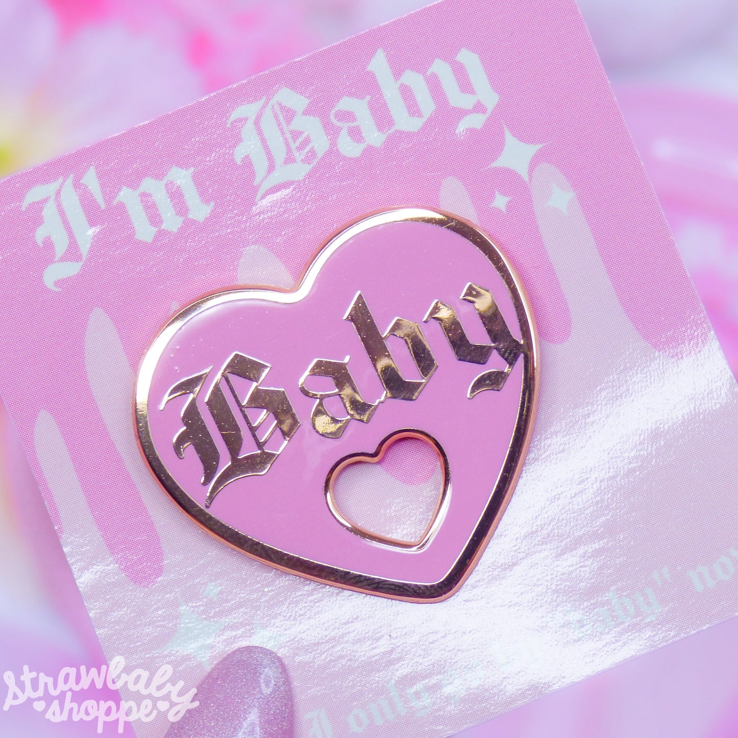 "Baby" Heart Enamel Pin