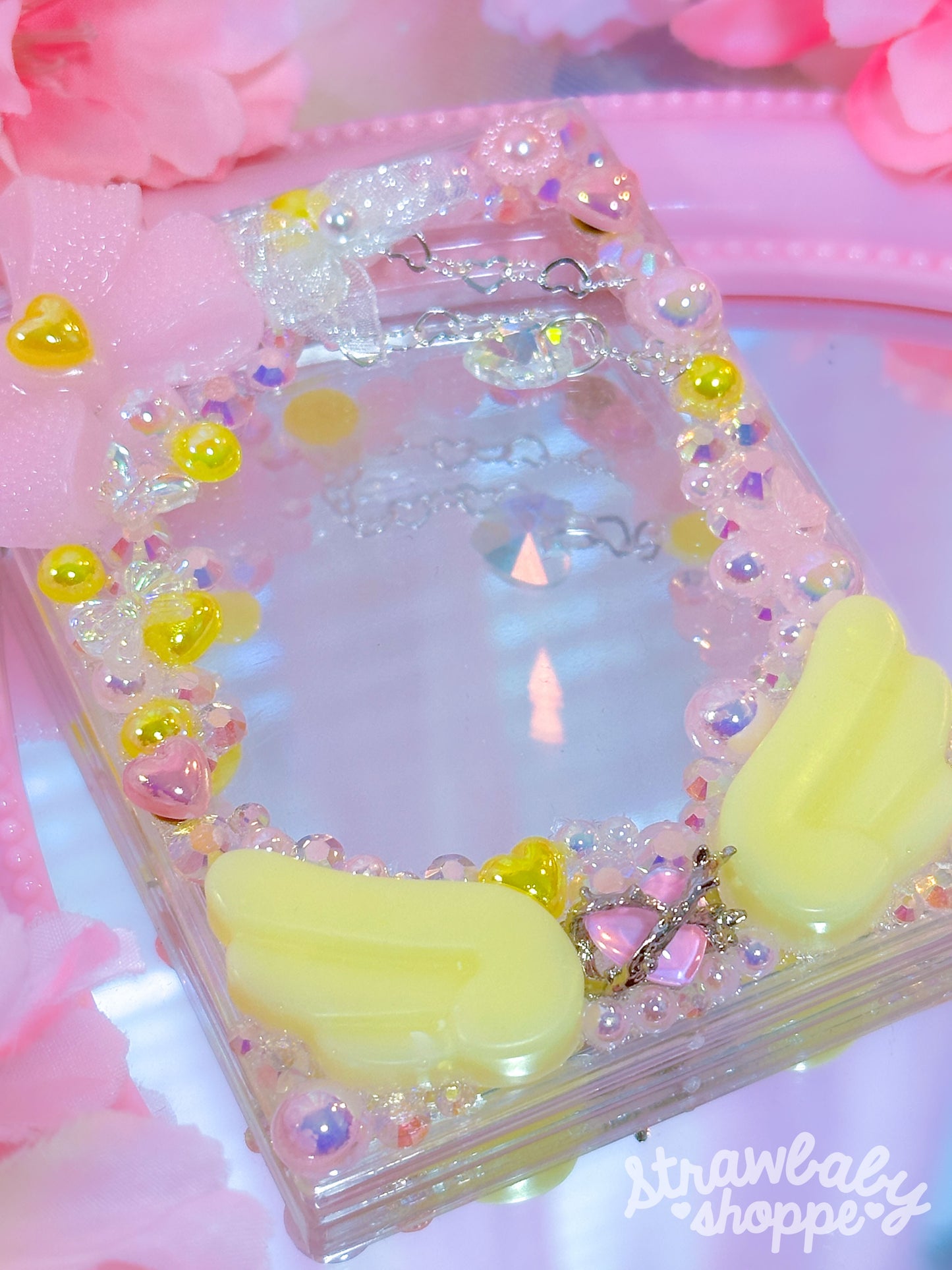 "Crushing on You" Decoden Photo/Collector Card Case