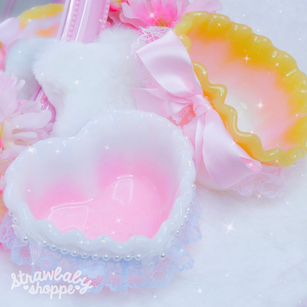 Crybaby Inspired Heart Ruffle Dishes