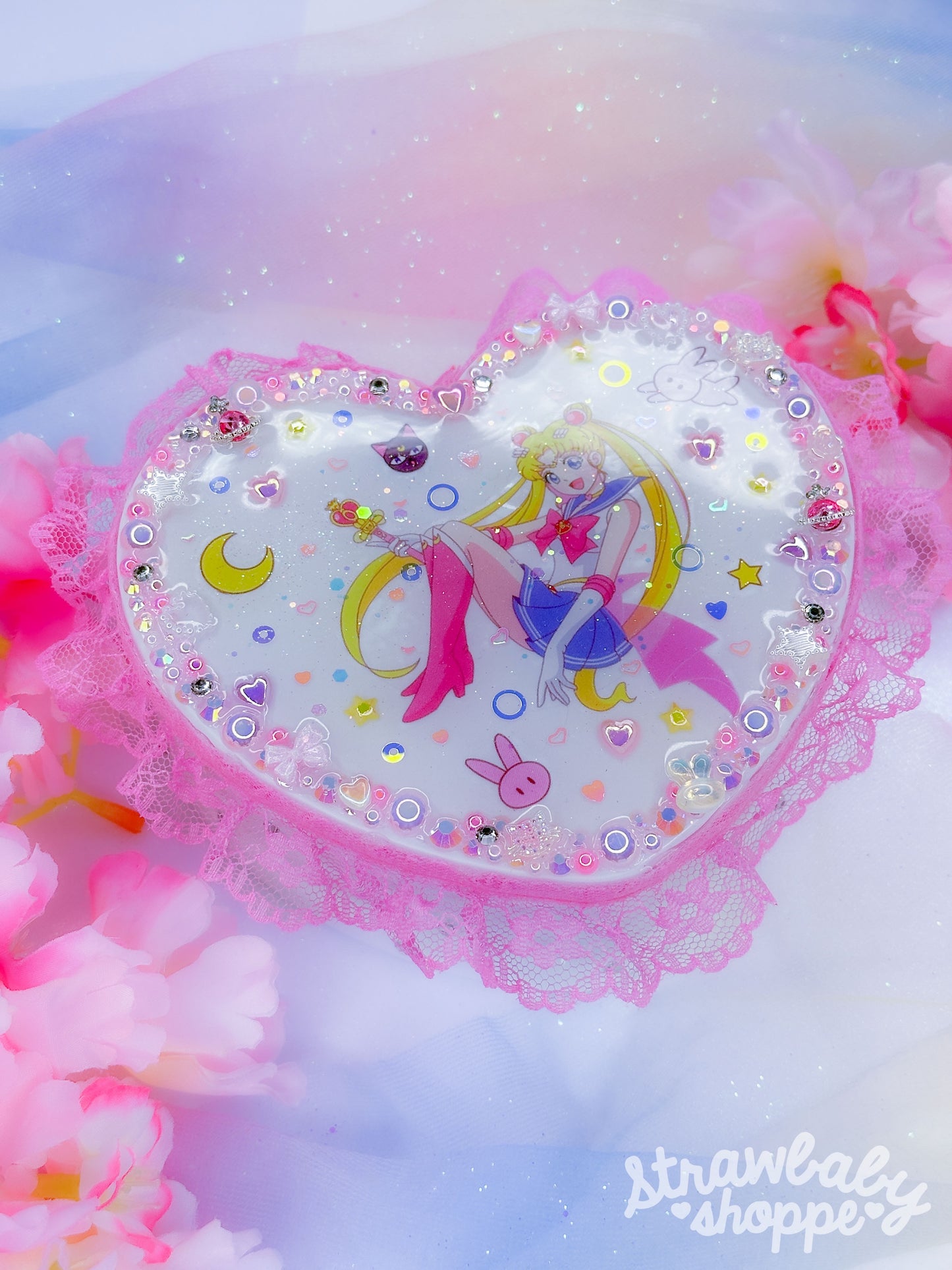 Magical Girl Sailor Moon Trinket Box - Heart Shaped Trinket Box