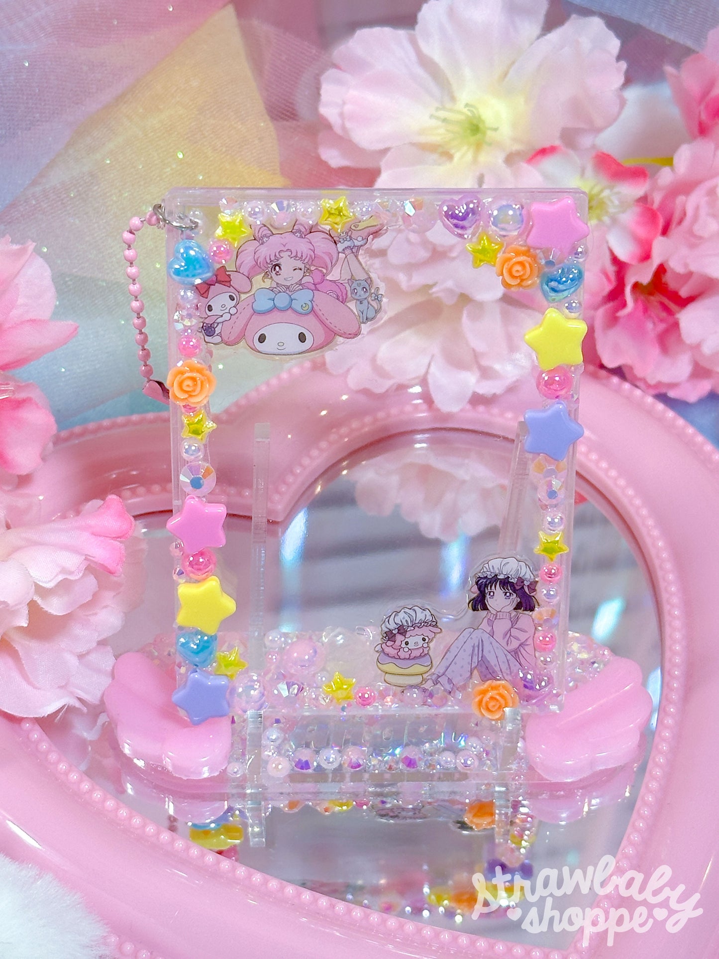 Magical Girl Sleepover Party ft. Melody & Friends - Decoden Photo/Collector Card Case
