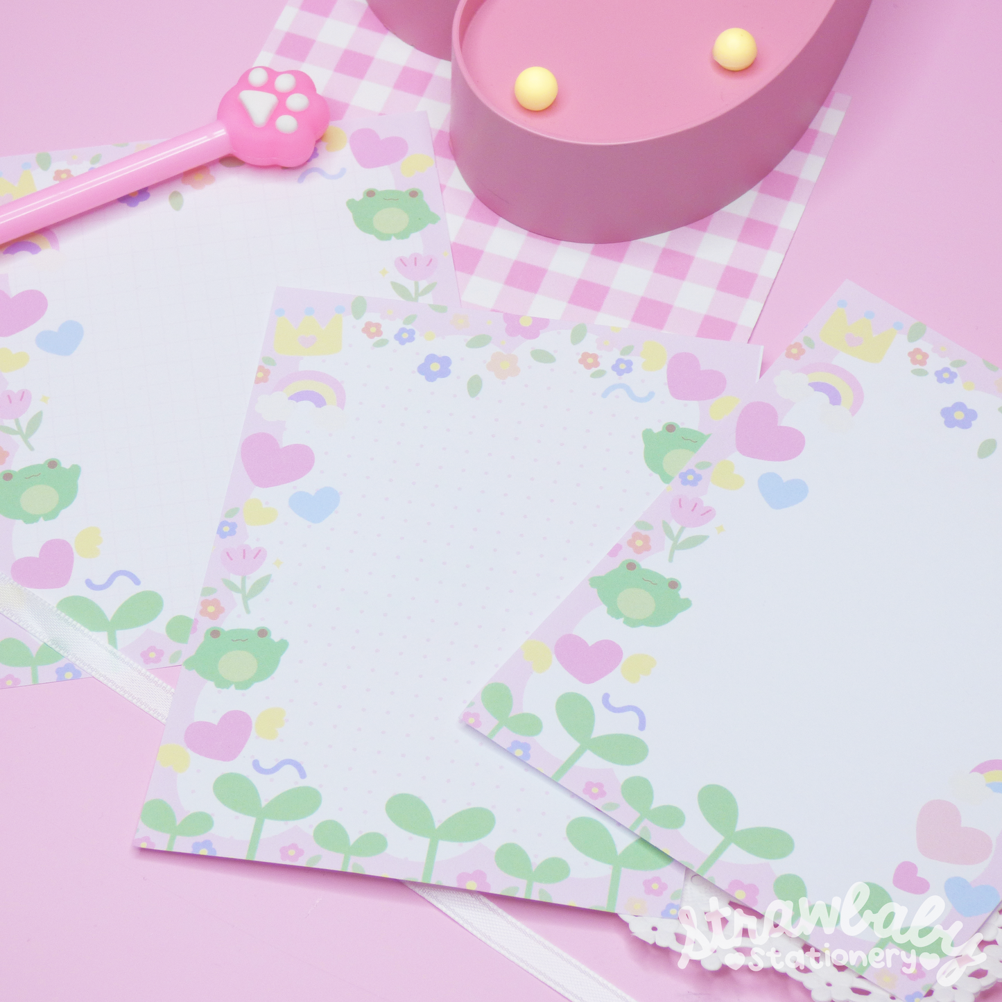 Froggy Pond Memo Note Sheets